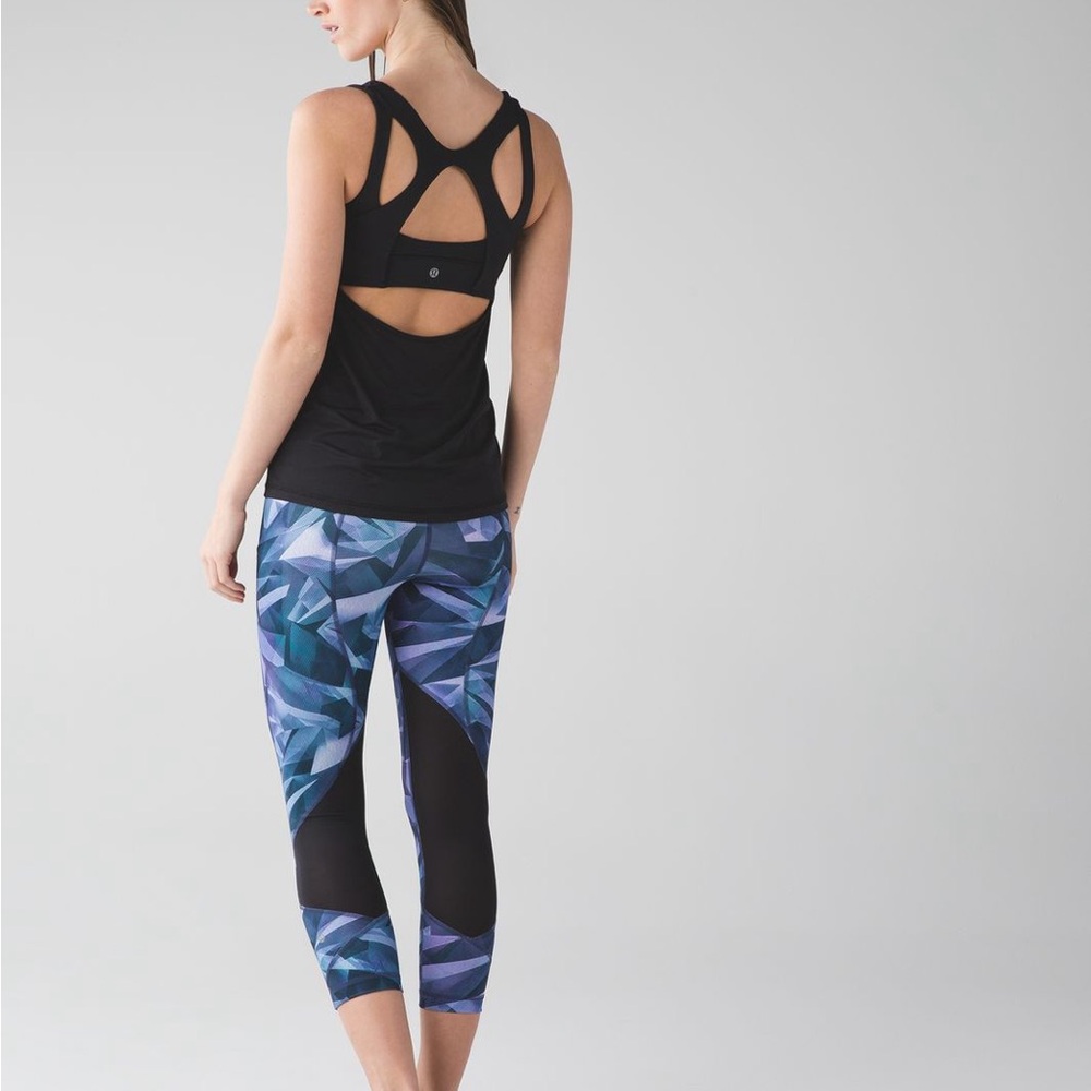 Lululemon Pace Rival Crop Full on Luxteme Leggings